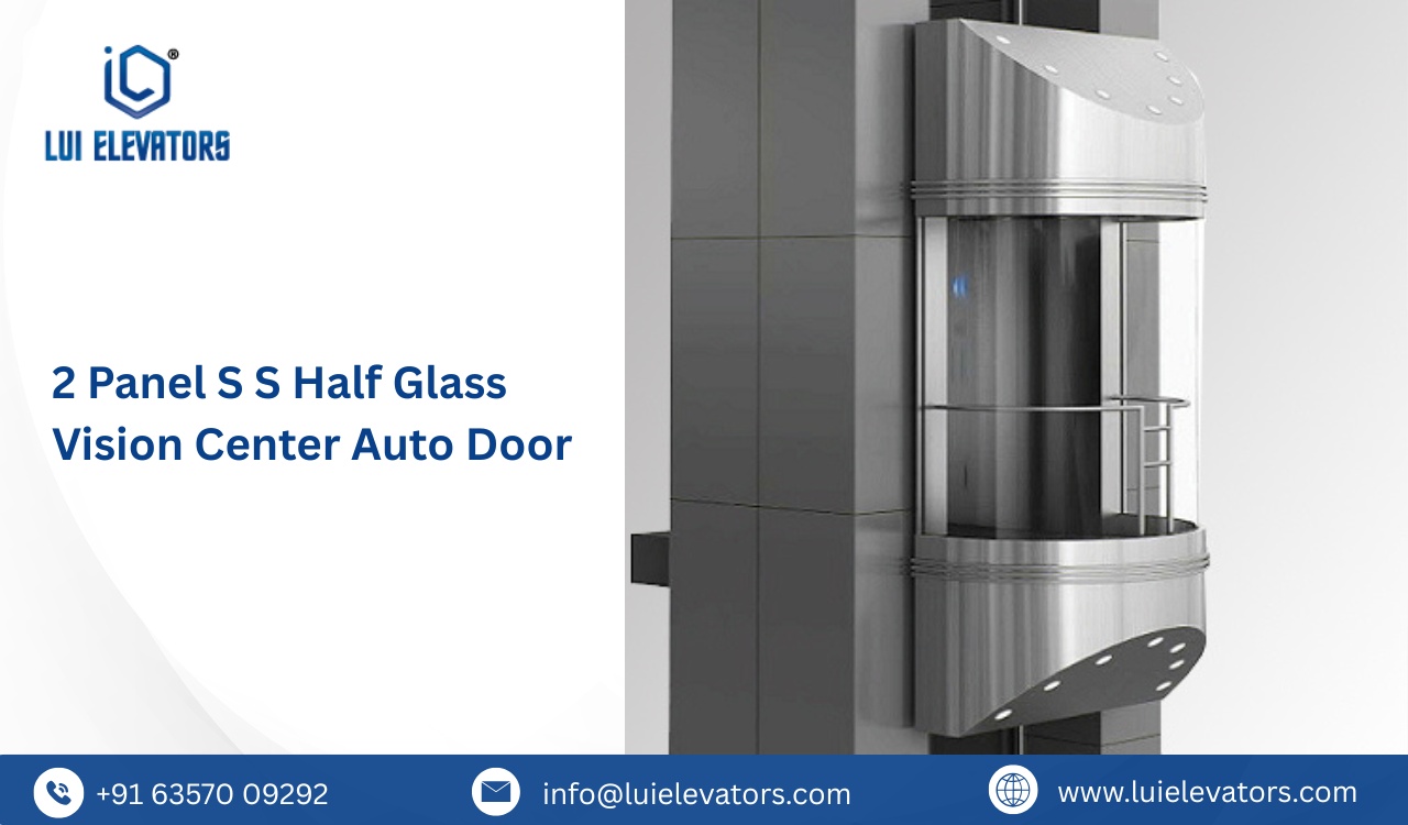 2 Panel S.s Half Glass Vision – Center Auto Door