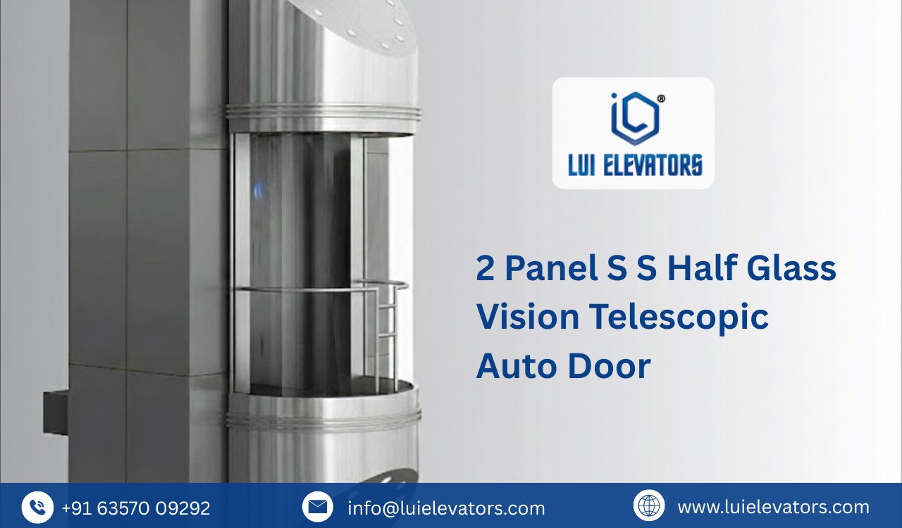 2 Panel S.s Half Glass Vision – Telescopic Auto Door