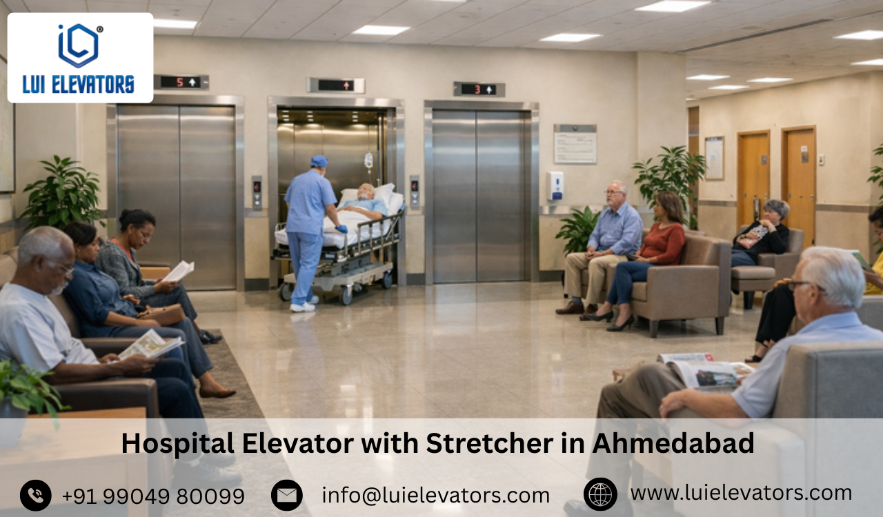 Hospital Elevator with Stretcher in Ahmedabad