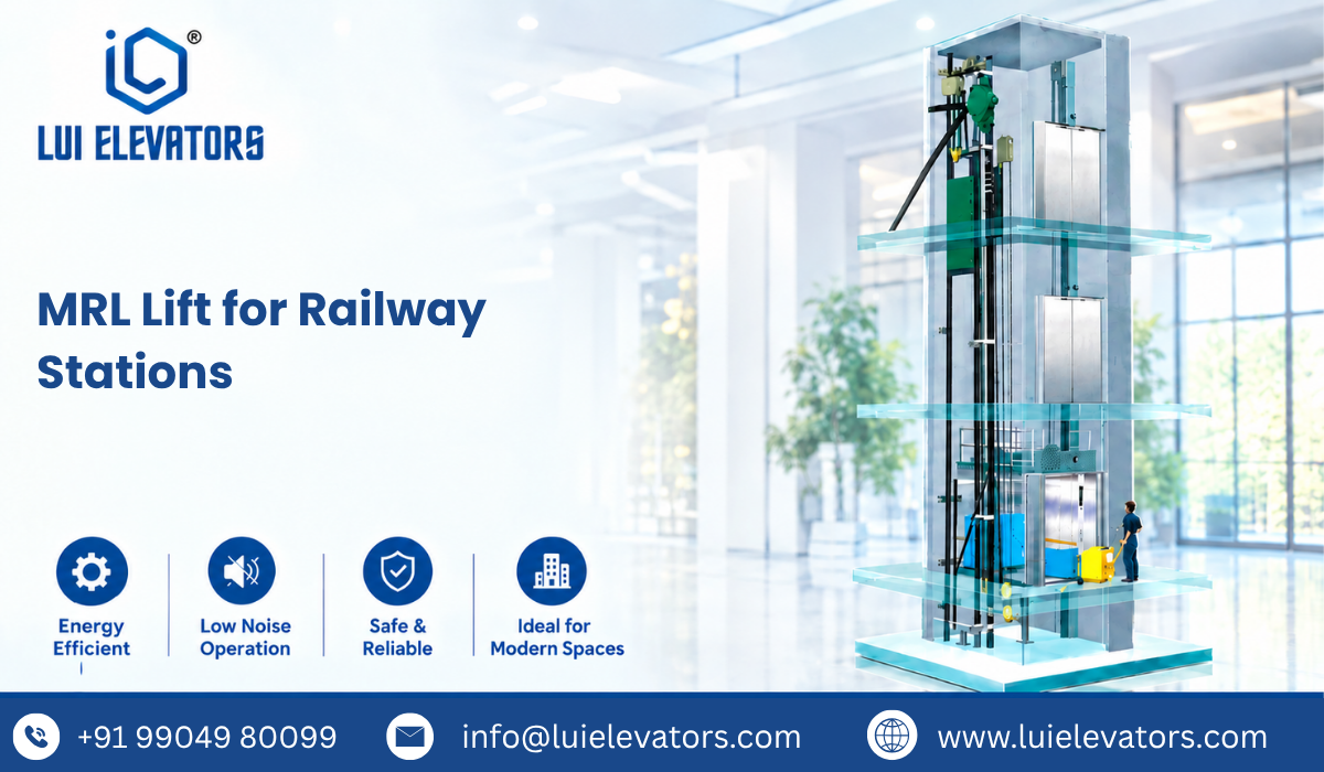 MRL Lift for Railway Stations
