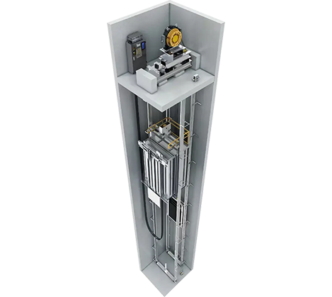 Traction Gearless Elevator - With Machine Room